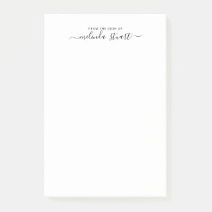 Modern professionell post-it block