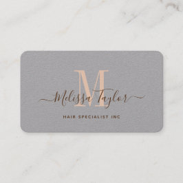 Modern Professionell Premium Grått och Brown Photo Visitkort