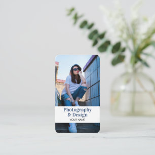Modern Professionell - QR-kod för foto Visitkort
