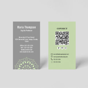 Modern Professionell QR-kod Kontakta mig Visitkort