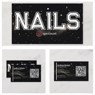Modern professionell QR-kod Visitkort