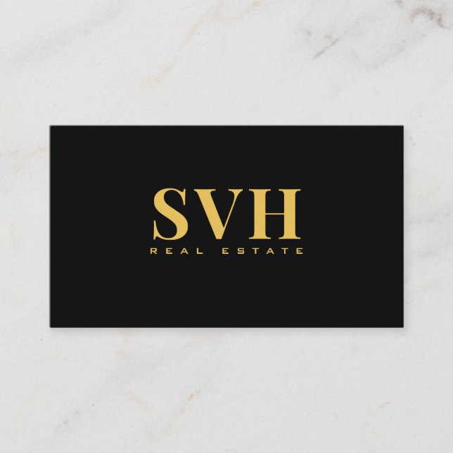 Modern Professionell Real Gods Broker Agent Visitkort (Framsida)