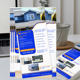 Modern Professionell Real Gods House for Sales Reklamkort