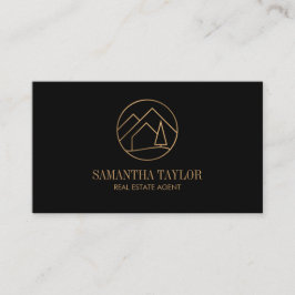 Modern Professionell Real Gods Mountain Realty Bu Visitkort