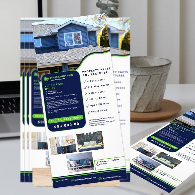Modern Professionell Real Gods och Home Selling Reklamkort (Skapare uppladdad)