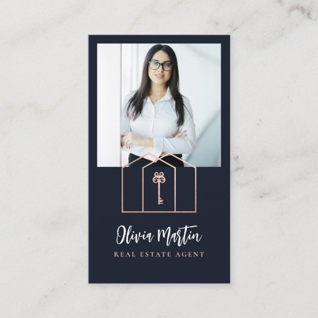 Modern Professionell Real Gods Photo & Logotyp Bus Visitkort (Framsida)