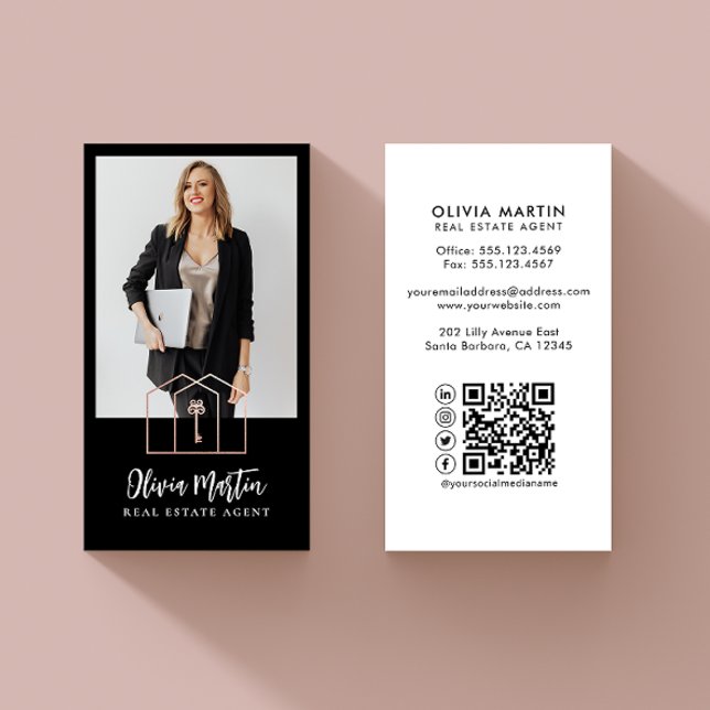Modern Professionell Real Gods Photo & Logotyp Visitkort (Skapare uppladdad)