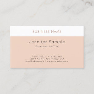 Modern Professionell Snyggt Clean Luxury Plain Visitkort