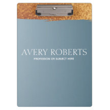 Modern Professionell Steel Blue guld rand