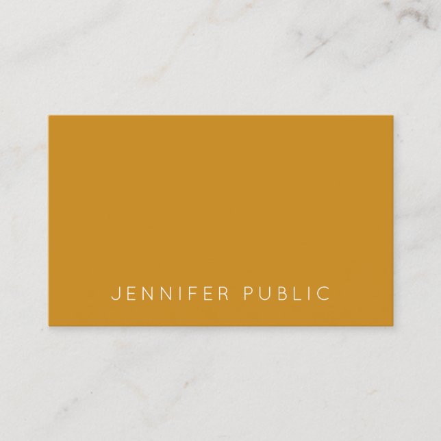 Modern Professionell Template Trend Färg Luxury Visitkort (Framsida)