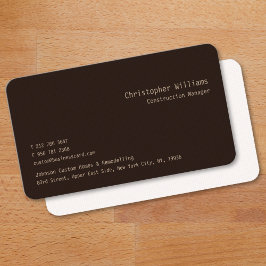 Modern Professionell Trendig Brown Squares Mönster Visitkort