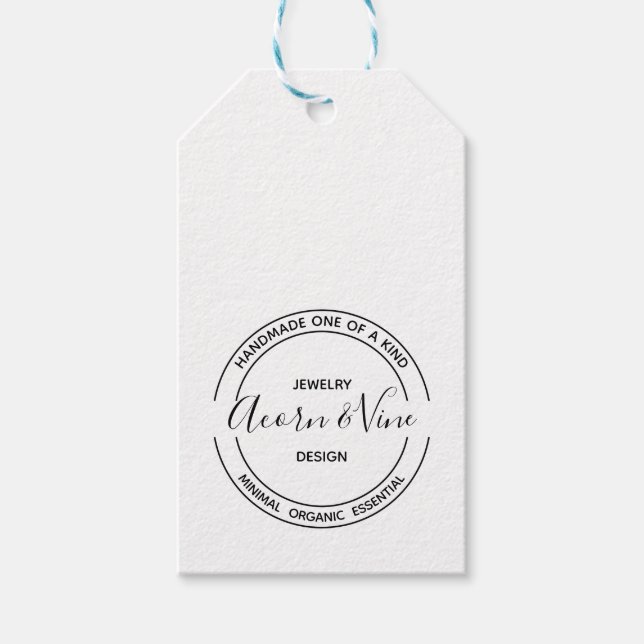 Modern Professionell-varumärkesdesign | Kraft Presentetikett (Framsidan)