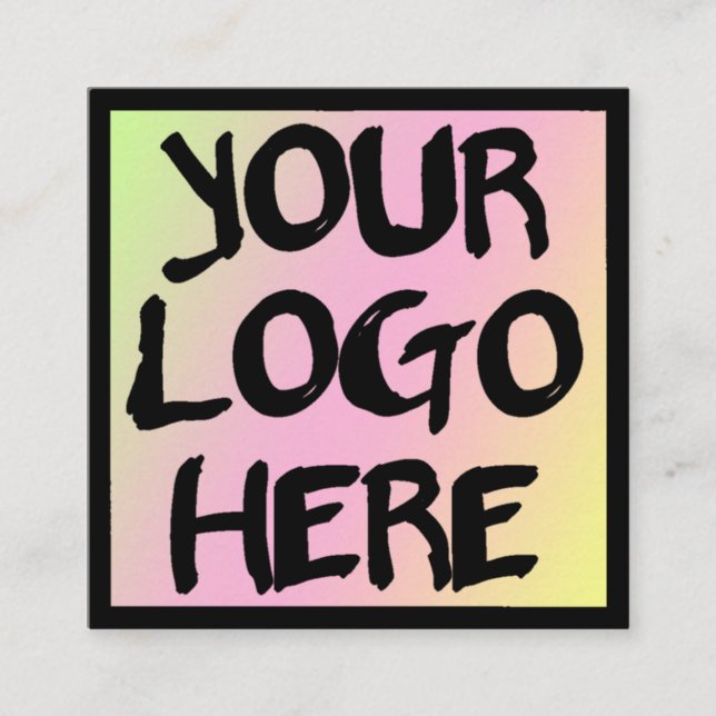 Modern Professionell - visitkortsmall Fyrkantigt Visitkort (Framsida)