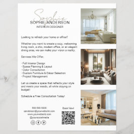 Modern Professionell White Business Reklamblad