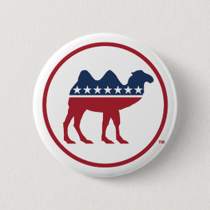 Modern Prohibition Party Logotyp Button Knapp