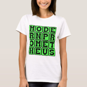 Modern Prometheus, Frankenstein av Mary Shelley T-shirt