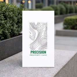 Modern Property Maintenance & Groundskeeping Visitkort
