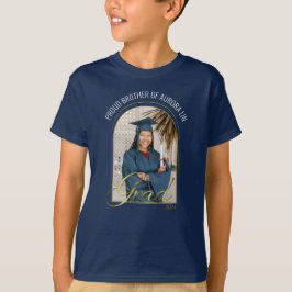 Modern Proud Brother of Grad Anpassningsbar Photo T Shirt