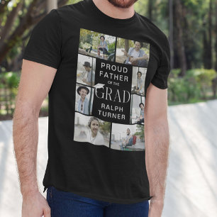 Modern Proud Far Student 9 Photo Collage T Shirt
