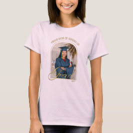 Modern Proud Mamma i Grad Anpassningsbar Photo Ros T Shirt