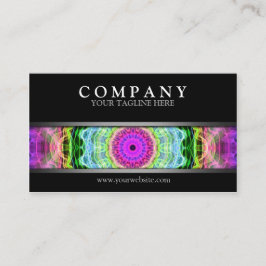Modern Psychedelic maskhål Visitkort