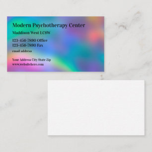 Modern psykoterapi Mental Health Adselor Visitkort
