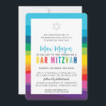 MODERN PUB MITZVAH färgstarka, tekniska, regnbåge  Inbjudningar<br><div class="desc">by kat masard >> https://linktr.ee/simplysweetpaperie <<< En modern, helt enkelt klassinbjudan till ditt barns PUB, FLADDERMUS eller B'NAI MITZVAH TIP: 1. Om du vill ändra/flytta grafik & typsnitt och lägga till mer text - slått knappen "anpassa". - - - - - - - - - - - - - -...</div>