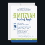MODERN PUB MITZVAH trendig date blue lime green Inbjudningar<br><div class="desc">genom att kattmasard > WWW.SIMPLYSWEETPAPERIE.com Kärlek, men skulle vilja se vissa förändringar - ett annat färg-schema, produkt, foto eller anpassad för ett annat tillfälle - ingen oro bara kontakta mig - jag är lycklig för att hjälpa till! - - - - - - - - - - - - -...</div>