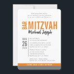 MODERN PUB MITZVAH trendig date orange grått Inbjudningar<br><div class="desc">genom att kattmasard > WWW.SIMPLYSWEETPAPERIE.com Kärlek, men skulle vilja se vissa förändringar - ett annat färg-schema, produkt, foto eller anpassad för ett annat tillfälle - ingen oro bara kontakta mig - jag är lycklig för att hjälpa till! - - - - - - - - - - - - -...</div>
