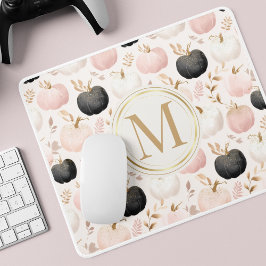 Modern Pumpkin Monogram - Personlig - inledning Musmatta