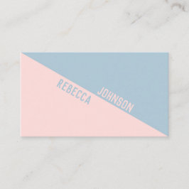 Modern Punchy Pastel Duotone - Affärskort Visitkort