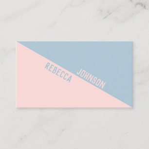 Modern Punchy Pastel Duotone - Affärskort Visitkort