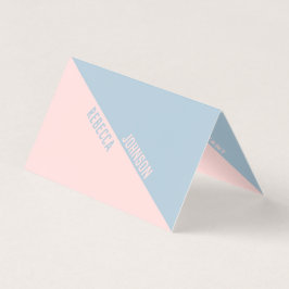 Modern Punchy Pastel Duotone - Affärskort Visitkort