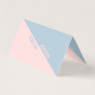 Modern Punchy Pastel Duotone - Affärskort Visitkort