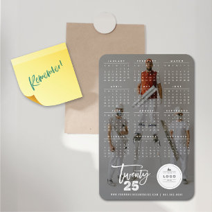 Modern Push Script 2023 Calendar-Helgdag - foto Magnet