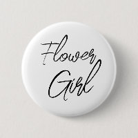 Modern Push Script Flower Girl Brudens sida