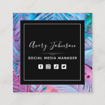 Modern QR-kod för Bright Lila & Rosa Neon Gradient