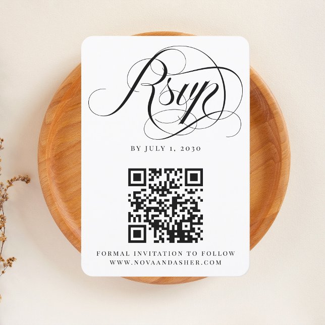 Modern QR-kod för Elegant av enkel klass OSA Kort (Skapare uppladdad)