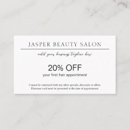 Modern QR-kod för enkel Professionell av Elegant,  Rabattkort