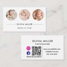 Modern QR-kod för socialt media | Minimalistisk po