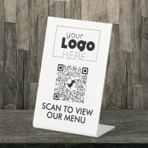 Modern QR-kod: Ingen kontaktsökning för Menu Bord-