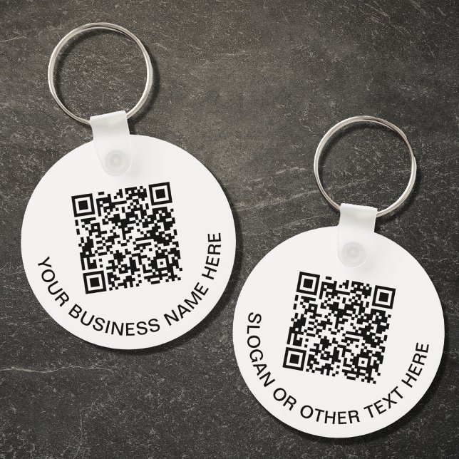 Modern QR-kod Kampanj Nyckelring (Skapare uppladdad)