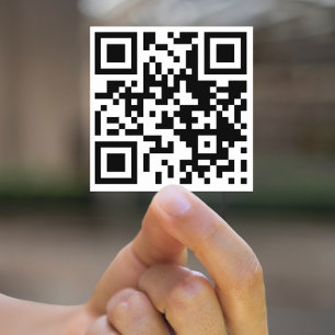 Modern QR-kodsökning - Business URL-media för före Klistermärken