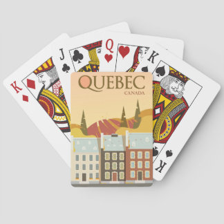Modern Quebec Canada Travel Casinokort