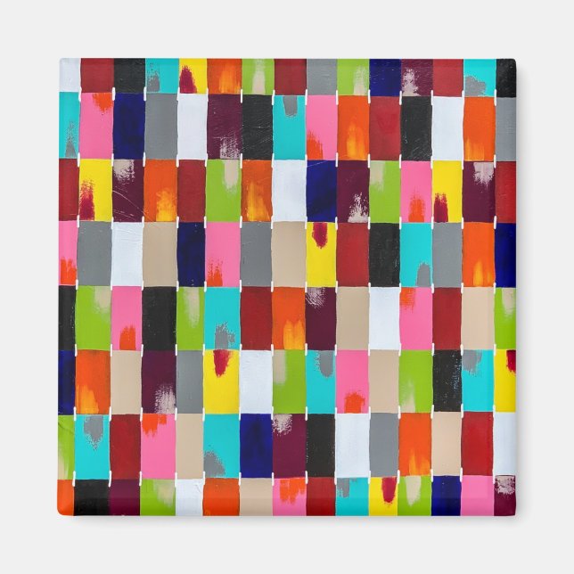 Modern Quilt Magnet (Framsidan)