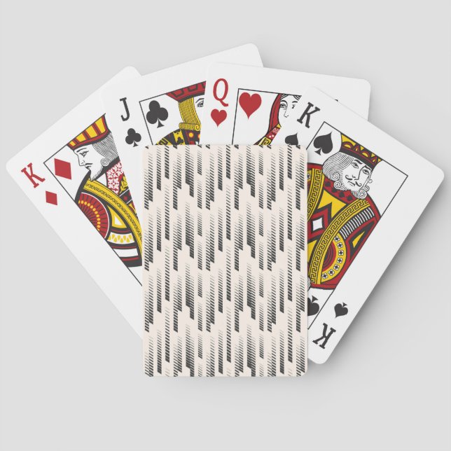 Modern Rain Mönster Casinokort (Baksidan)