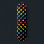 Modern Rainbow Glitter Dot Shimmer Mönster Mini Skateboard Bräda 18,5 Cm<br><div class="desc">Den här moderna konstruktionen har en färgstark regnbåge glitter punkt mönster #skate #skateboarding #skater #sport #roligt # #utomhus #rainbow #glitter #girly #lgbt #pride</div>