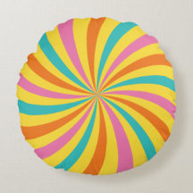 Modern Rainbow Lollipop Swirl