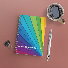 Modern Rainbow Mode Design | Flerfärgade Anteckningsbok