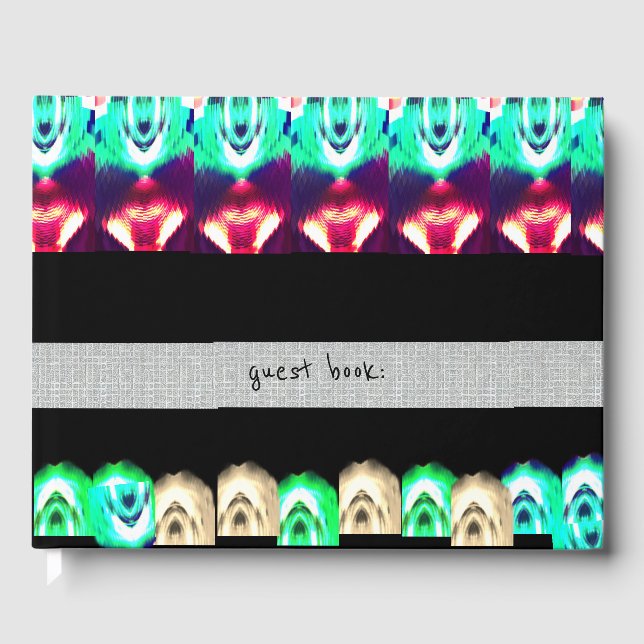 Modern Rajasthan Lac Jewelry Bröllop Gästböcker (Framsida)